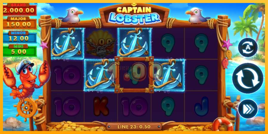 Captain Lobster игрална машина за пари, снимка 4