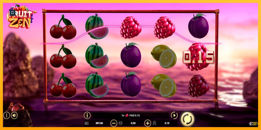 Fruit Zen игрална машина за пари, снимка 9