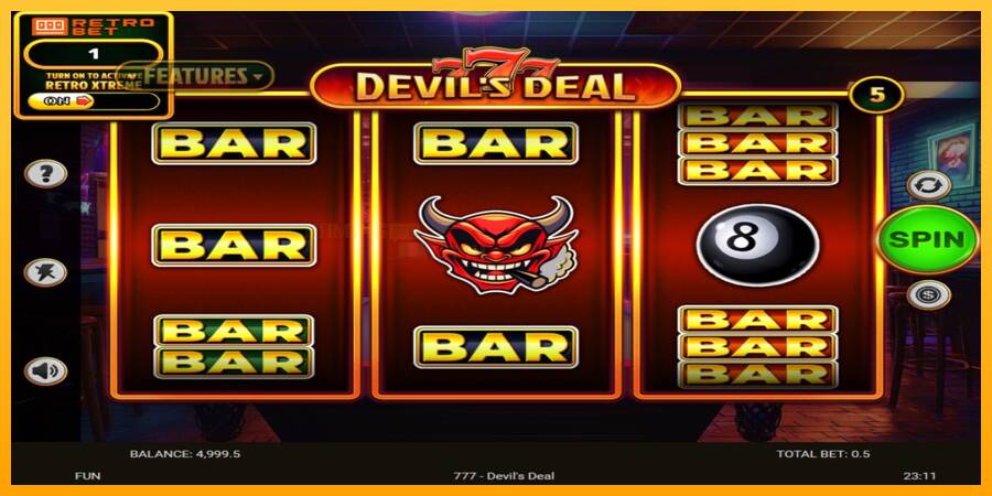 777 Devils Deal игрална машина за пари, снимка 2