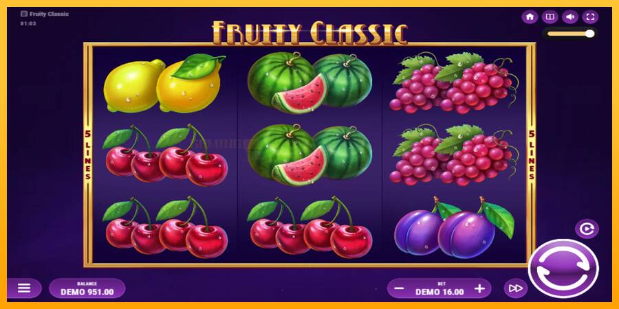 Fruity Classic игрална машина за пари, снимка 1