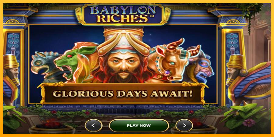 Babylon Riches игрална машина за пари, снимка 1