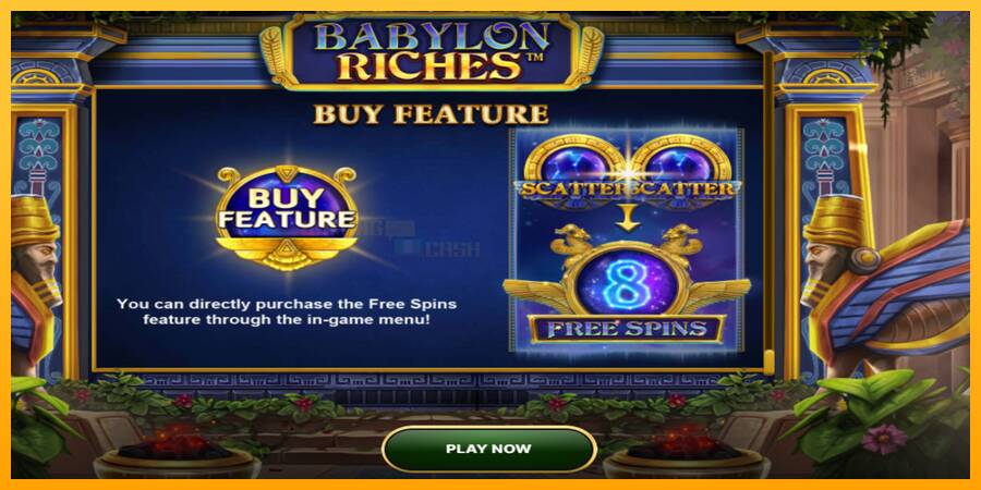 Babylon Riches игрална машина за пари, снимка 4