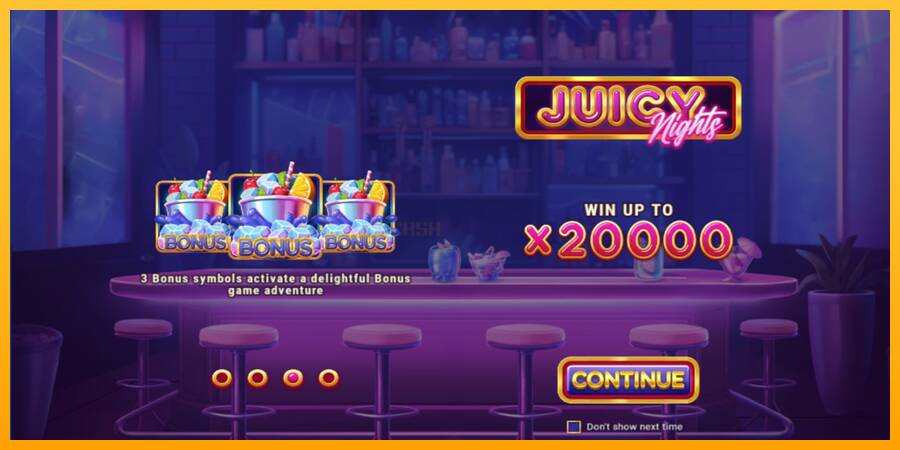 Juicy Nights игрална машина за пари, снимка 1