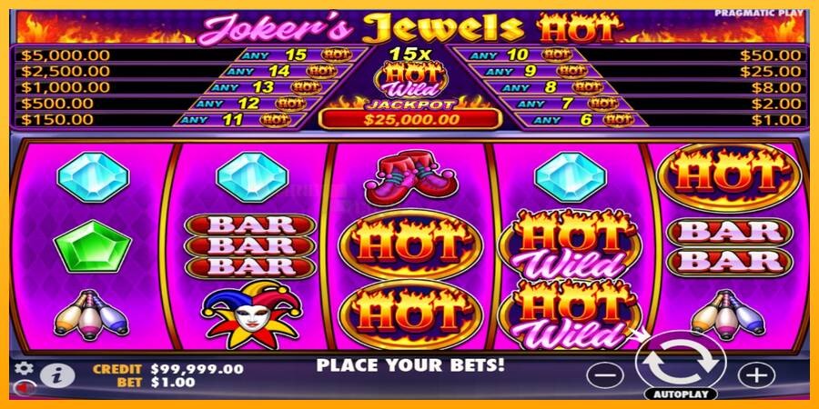 Jokers Jewels Hot игрална машина за пари, снимка 1