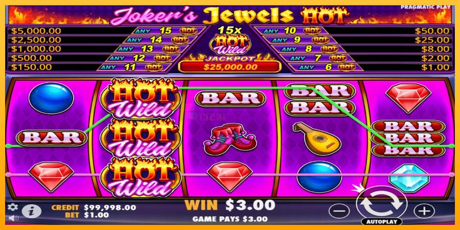 Jokers Jewels Hot игрална машина за пари, снимка 2