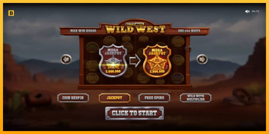 Wild West Trueways игрална машина за пари, снимка 1