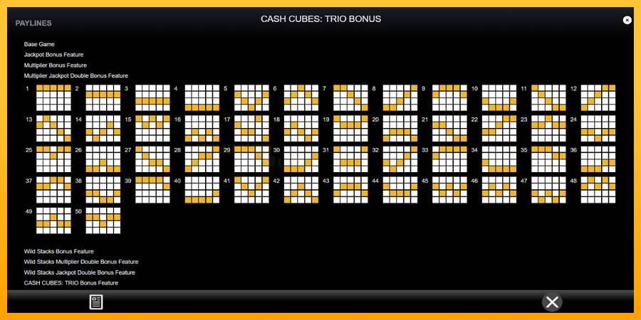 Cash Cubes: Trio Bonus игрална машина за пари, снимка 6