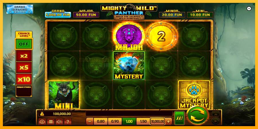 Mighty Wild: Panther Grand Diamond Edition игрална машина за пари, снимка 2