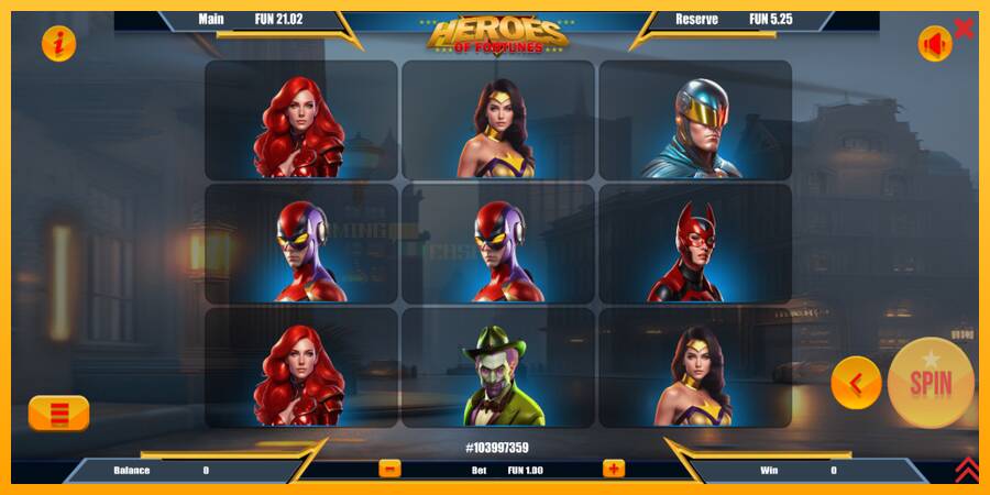 Heroes of Fortune игрална машина за пари, снимка 2