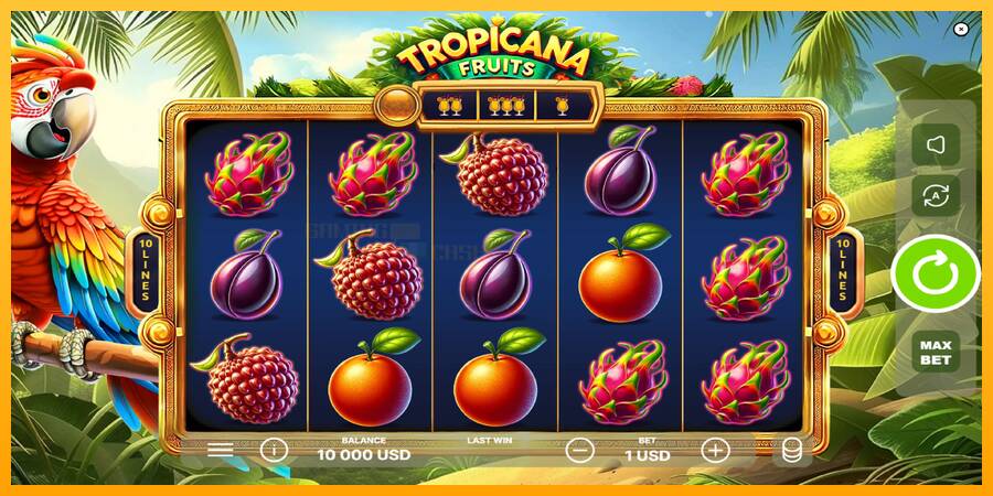 Tropicana Fruits игрална машина за пари, снимка 2