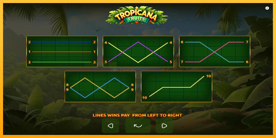 Tropicana Fruits игрална машина за пари, снимка 7