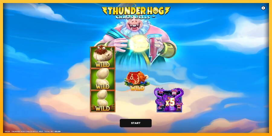 Thunder Hog Chaos Reels игрална машина за пари, снимка 1