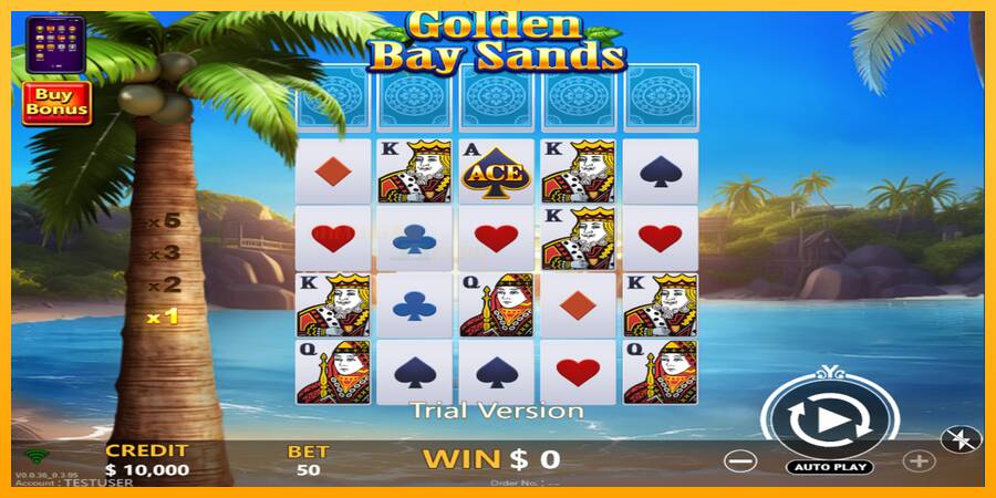 Golden Bay Sands игрална машина за пари, снимка 1