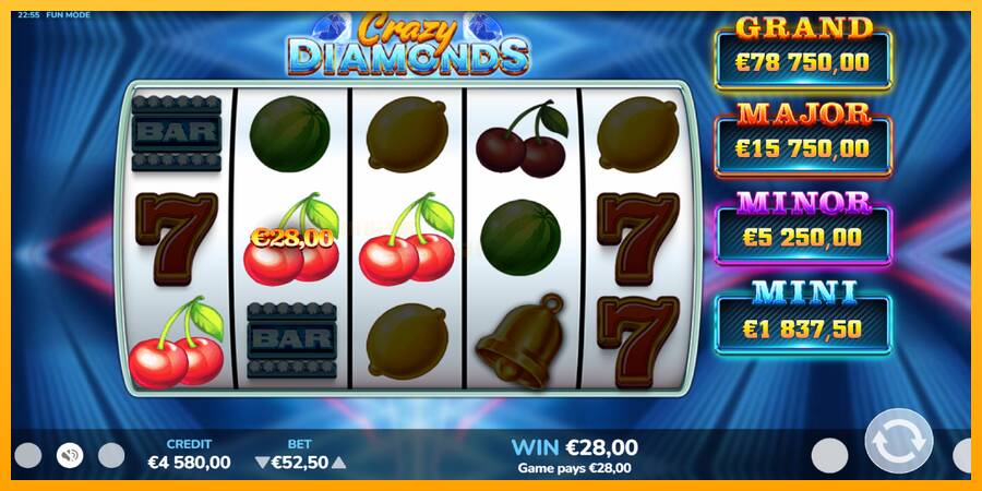 Crazy Diamonds игрална машина за пари, снимка 3