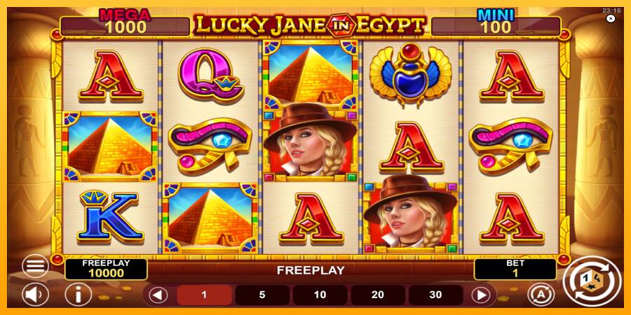 Lucky Jane in Egypt Hold & Win игрална машина за пари, снимка 2