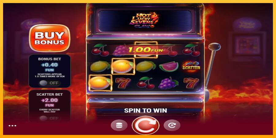 Hot Lucky Sevens Claw игрална машина за пари, снимка 2