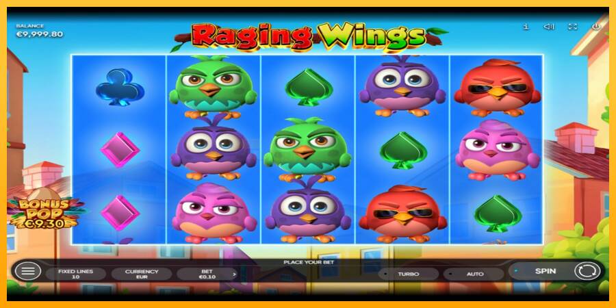 Raging Wings игрална машина за пари, снимка 2