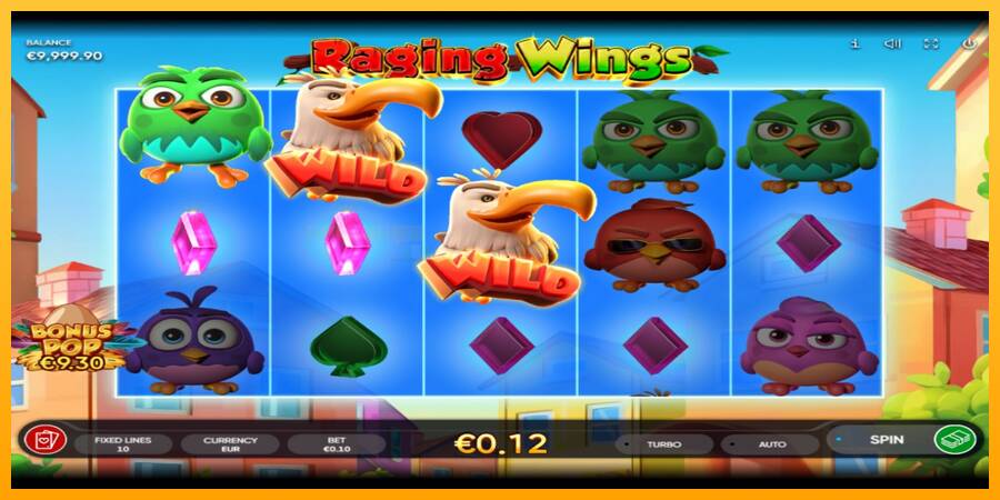 Raging Wings игрална машина за пари, снимка 3