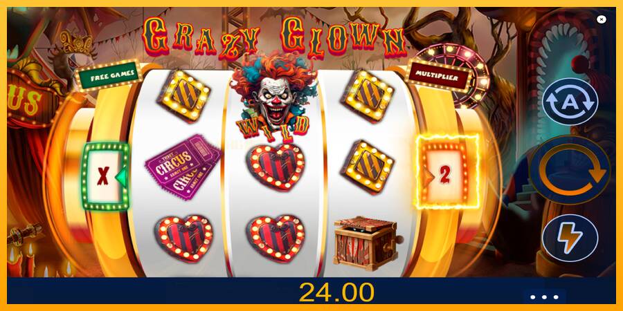 Crazy Clown игрална машина за пари, снимка 2