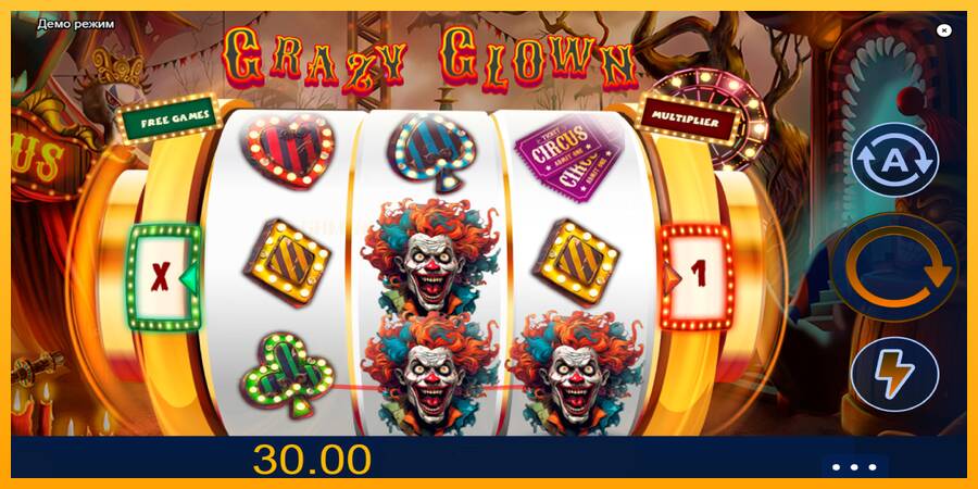 Crazy Clown игрална машина за пари, снимка 4