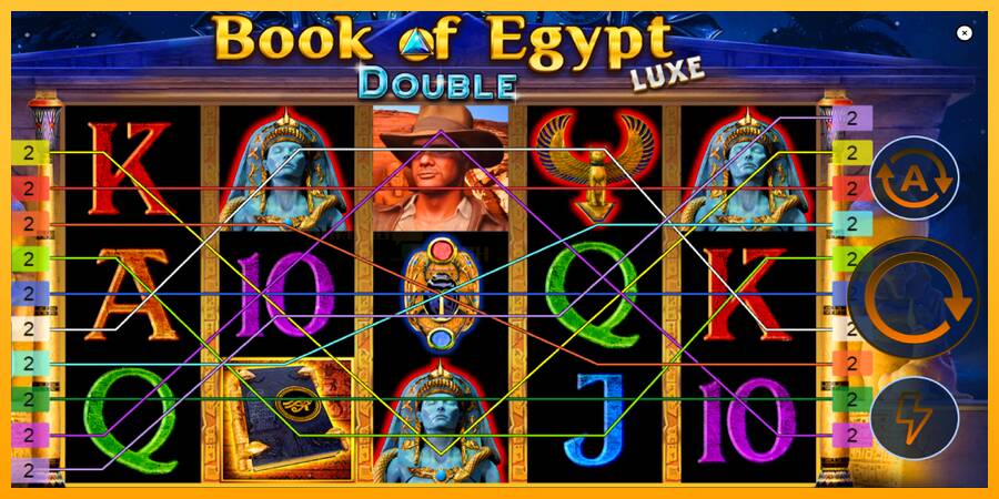 Book of Egypt Double Luxe игрална машина за пари, снимка 1