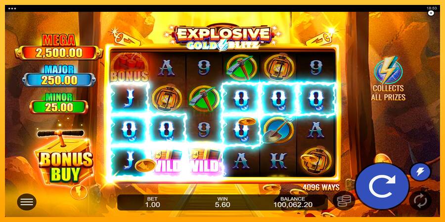 Explosive Gold Blitz игрална машина за пари, снимка 5