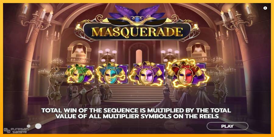 Masquerade игрална машина за пари, снимка 1