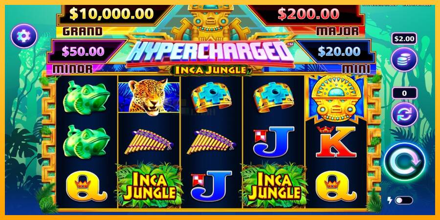 Hypercharged Inca Jungle игрална машина за пари, снимка 1