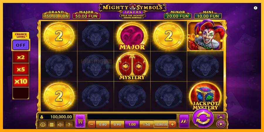 Mighty Symbols: Jokers игрална машина за пари, снимка 2