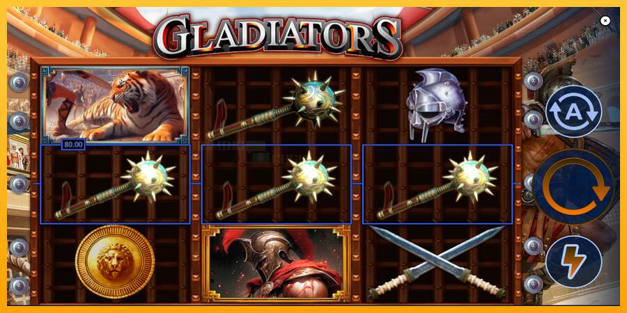 Gladiators игрална машина за пари, снимка 4