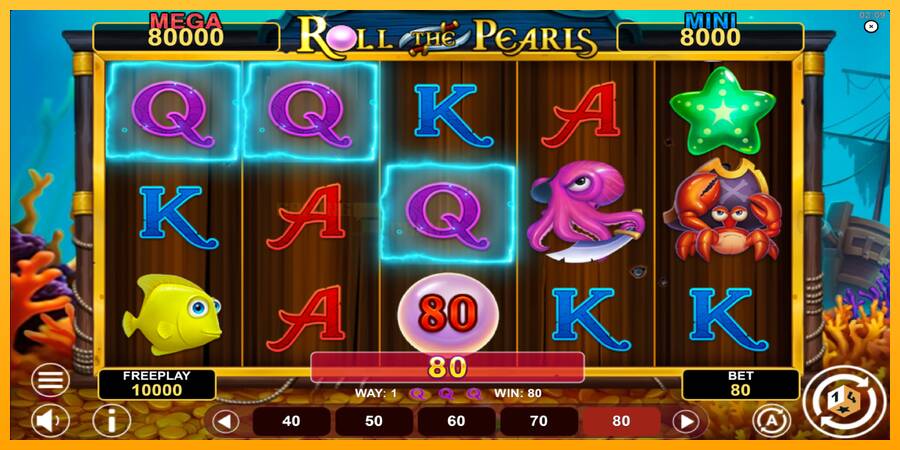 Roll The Pearls Hold & Win игрална машина за пари, снимка 3