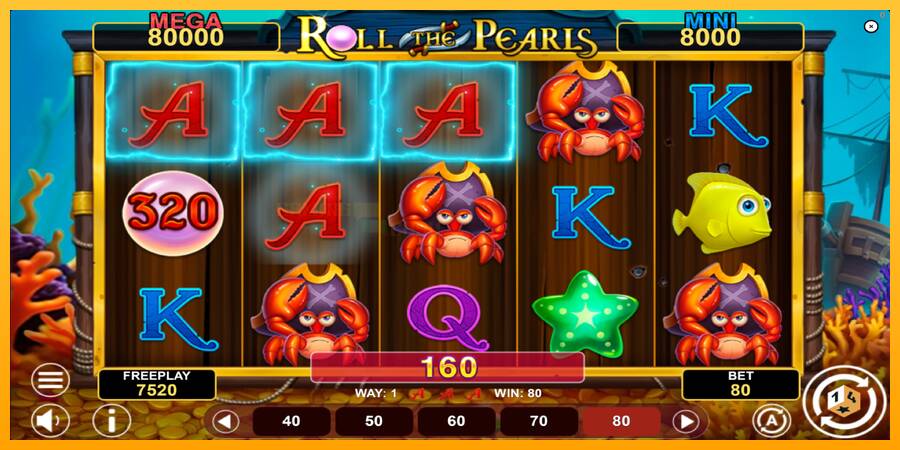 Roll The Pearls Hold & Win игрална машина за пари, снимка 4