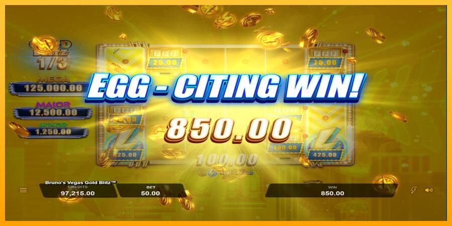 Brunos Vegas Gold Blitz игрална машина за пари, снимка 3