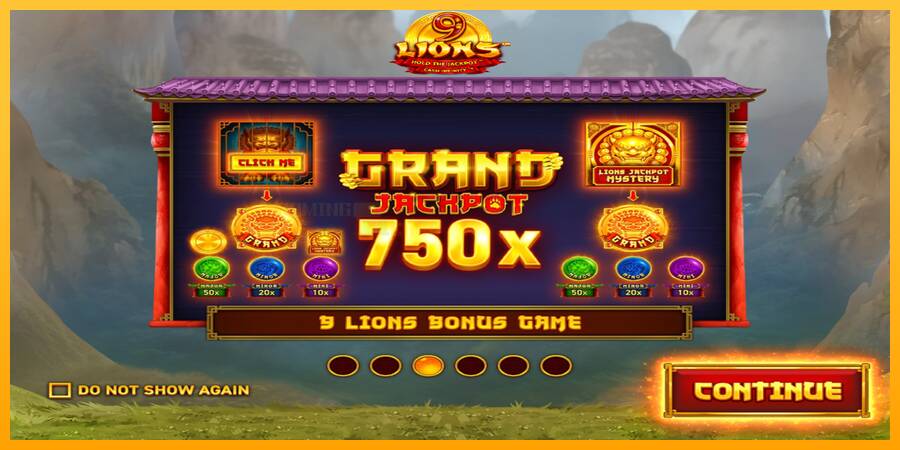 9 Lions: Hold The Jackpot игрална машина за пари, снимка 1