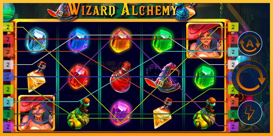 Wizard Alchemy игрална машина за пари, снимка 2