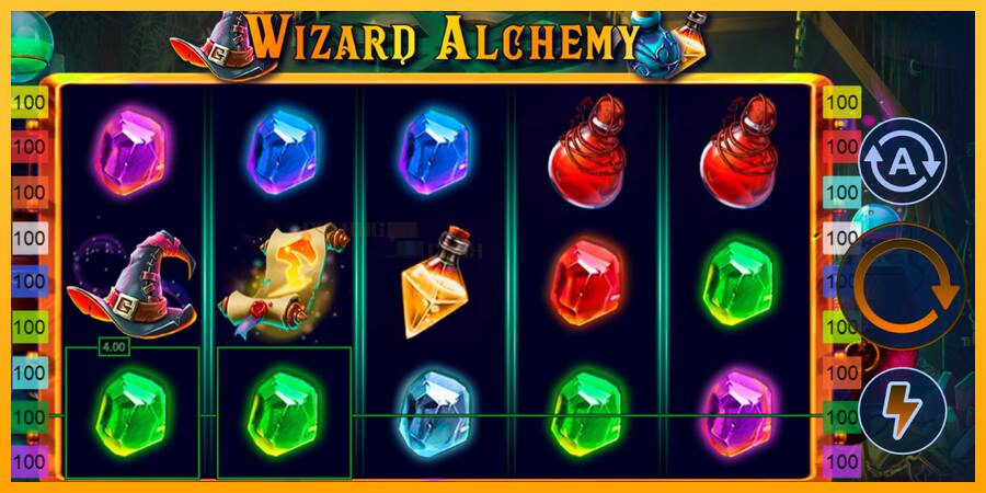 Wizard Alchemy игрална машина за пари, снимка 3