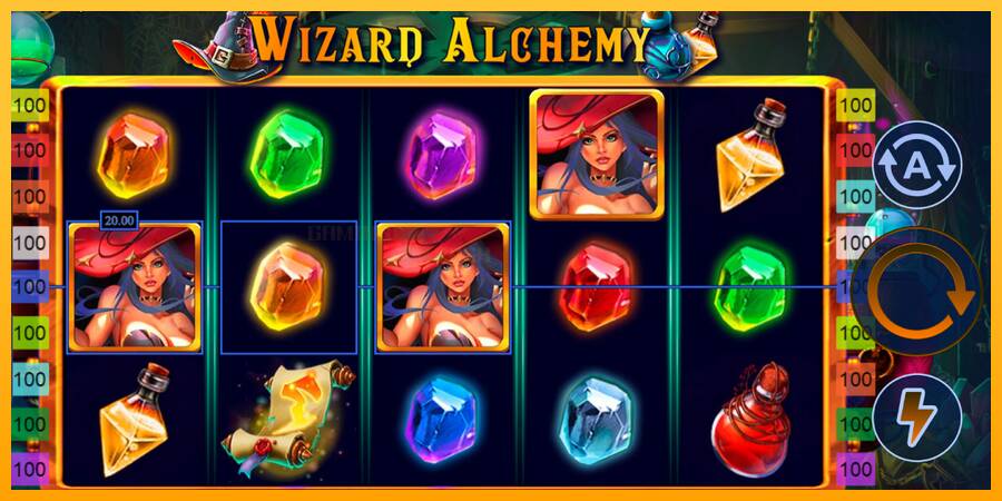 Wizard Alchemy игрална машина за пари, снимка 4