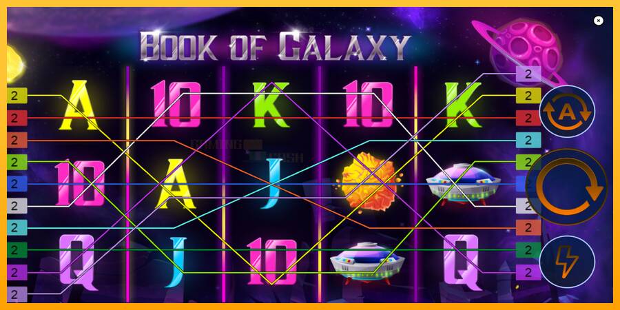 Book of Galaxy игрална машина за пари, снимка 2