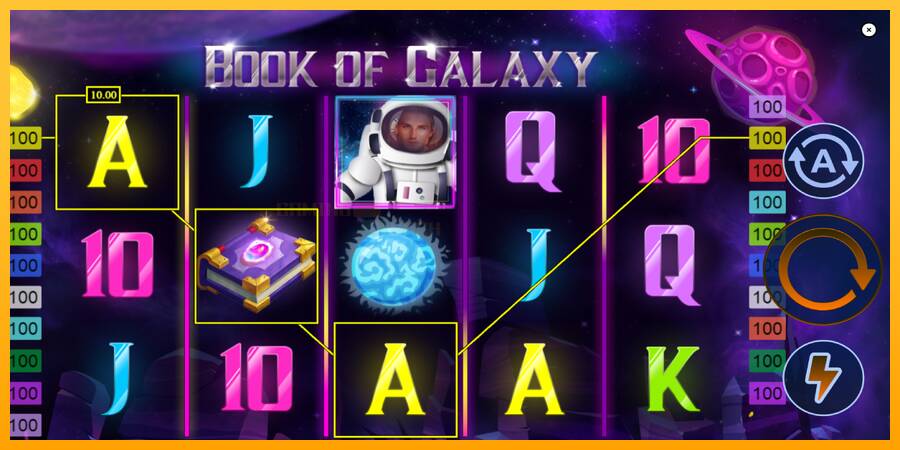 Book of Galaxy игрална машина за пари, снимка 3