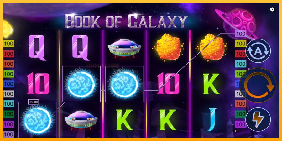 Book of Galaxy игрална машина за пари, снимка 4