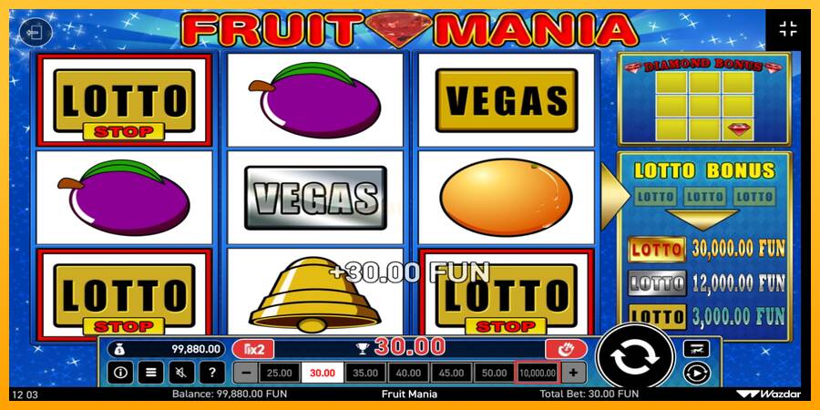 Fruit Mania игрална машина за пари, снимка 2