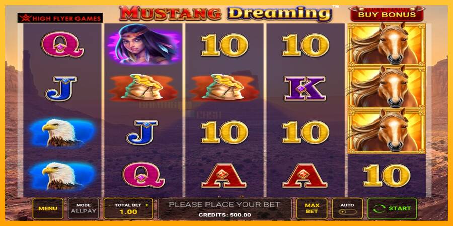 Mustang Dreaming игрална машина за пари, снимка 1