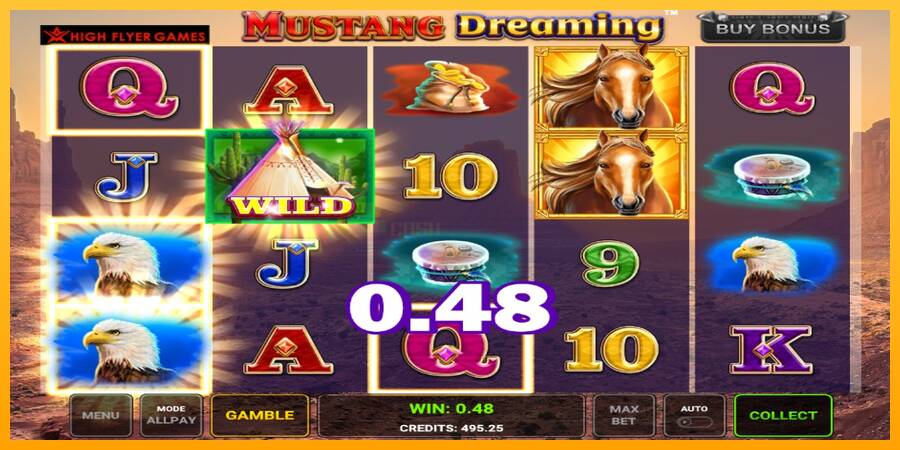 Mustang Dreaming игрална машина за пари, снимка 3