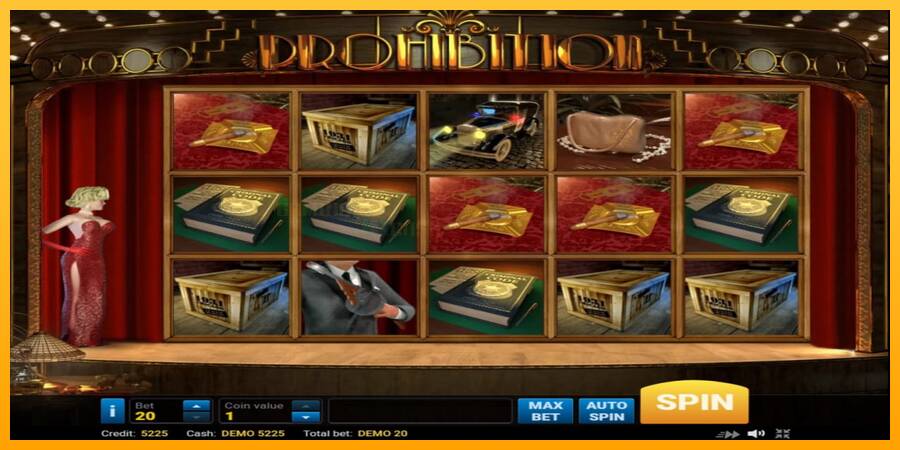 Prohibition игрална машина за пари, снимка 2