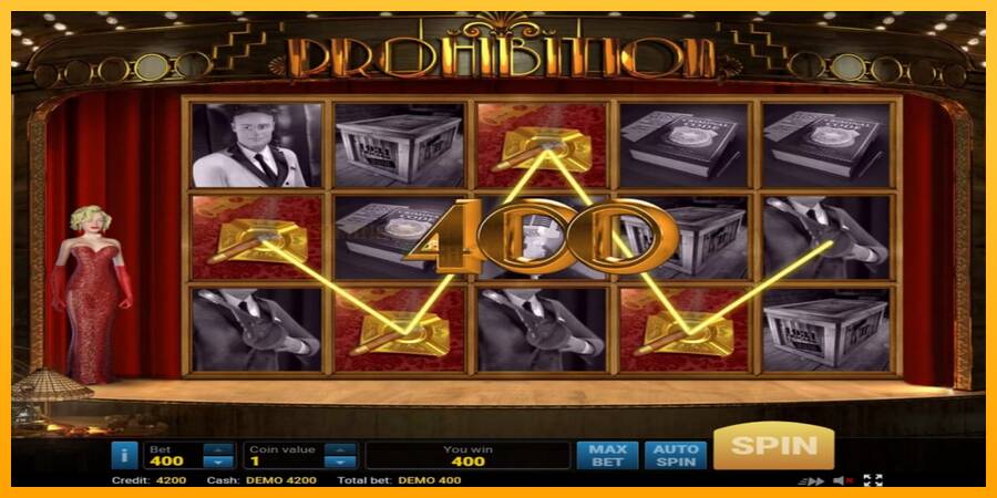 Prohibition игрална машина за пари, снимка 3