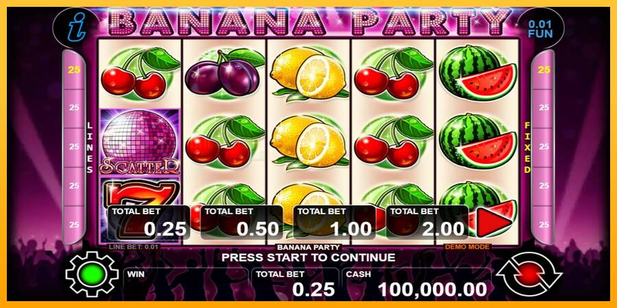 Banana Party игрална машина за пари, снимка 1