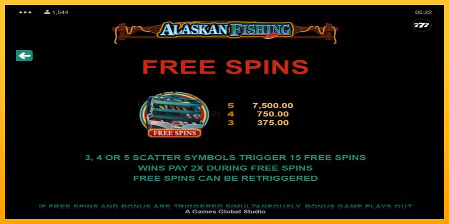 Alaskan Fishing игрална машина за пари, снимка 6