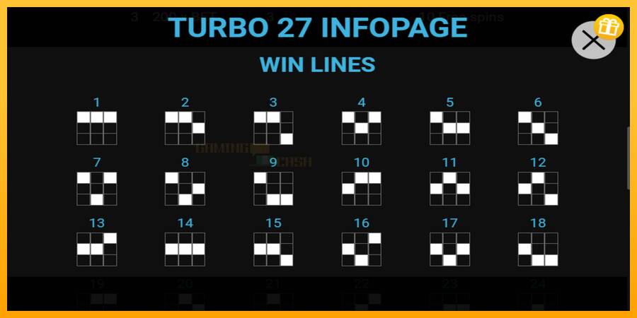 Turbo 27 игрална машина за пари, снимка 4