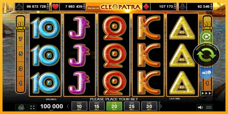 Grace of Cleopatra игрална машина за пари, снимка 1