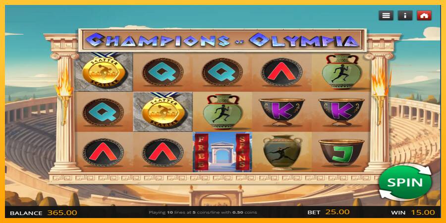 Champions of Olympia игрална машина за пари, снимка 2